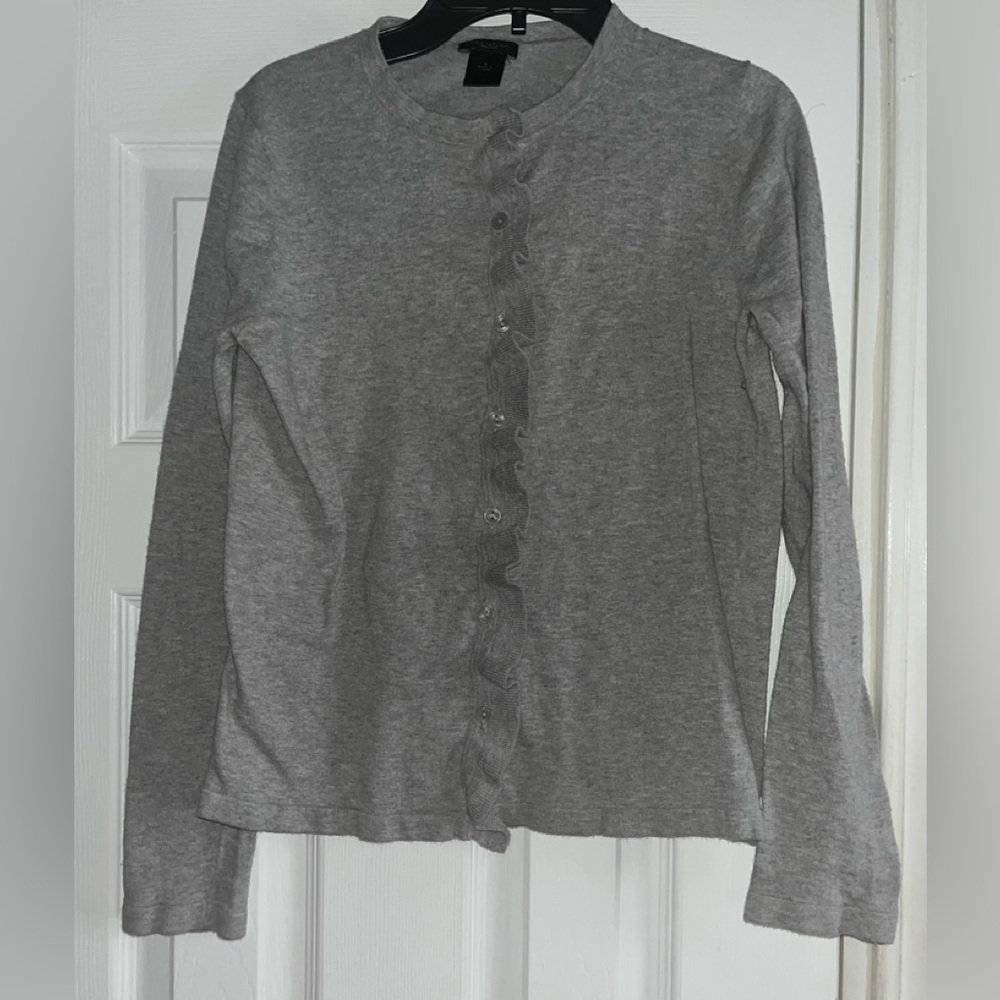Bundle - Ann Taylor Factory Gray Sweater, Size S- the 7th Ave Green, Size S,Free
